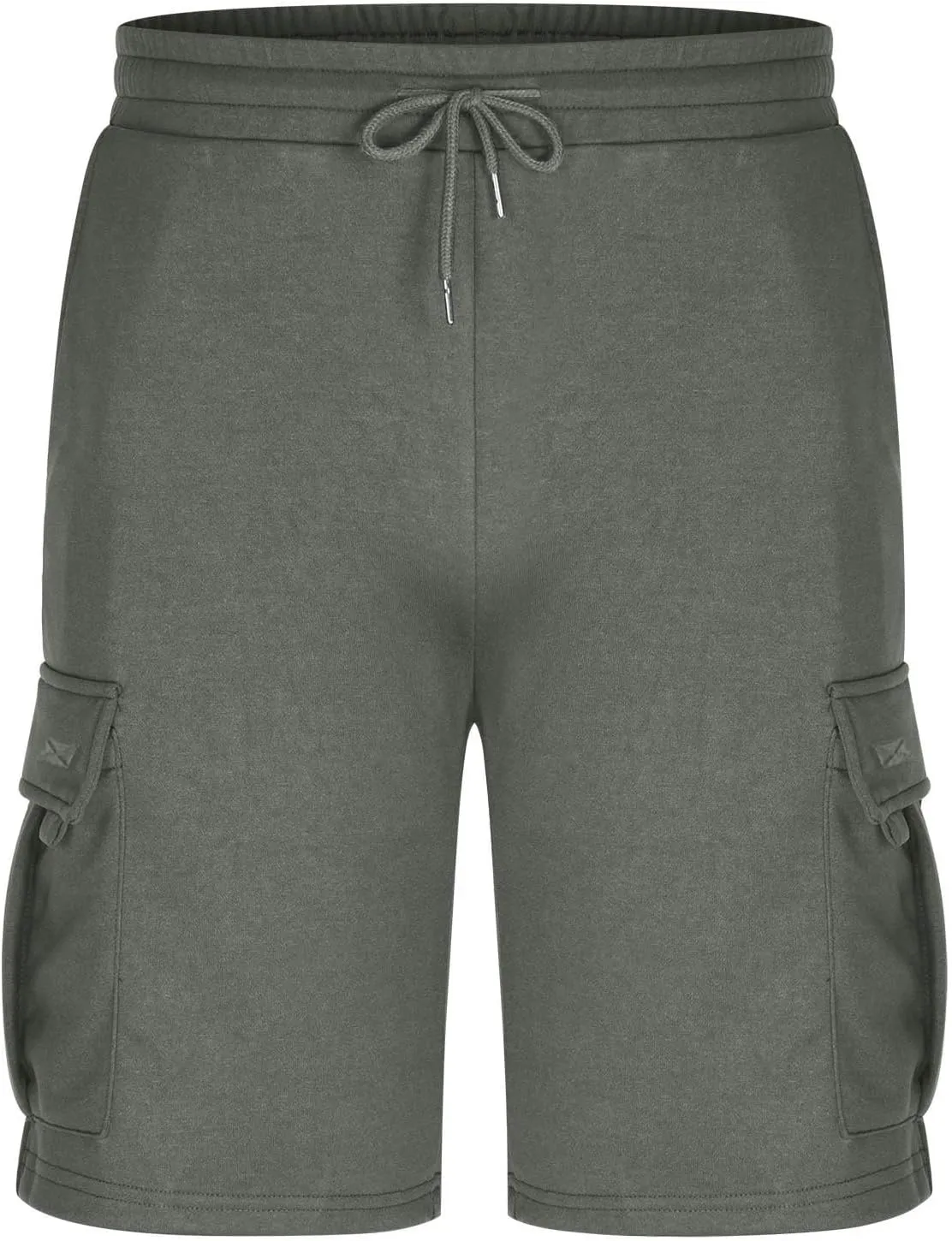 Cargo Shorts for Men Athletic Shorts Stylish Multic-Pockets Shorts Man Basketball Summer Casual Drawstring Shorts Relaxed Fit