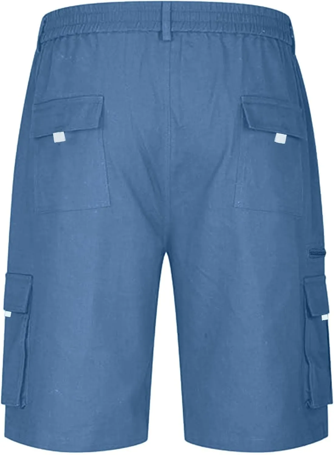 Cathalem Cargo Shorts for Men, Men's Elastic Waist Cargo Shorts Summer Relaxed Fit Outdoor Work Shorts Athletic Shorts