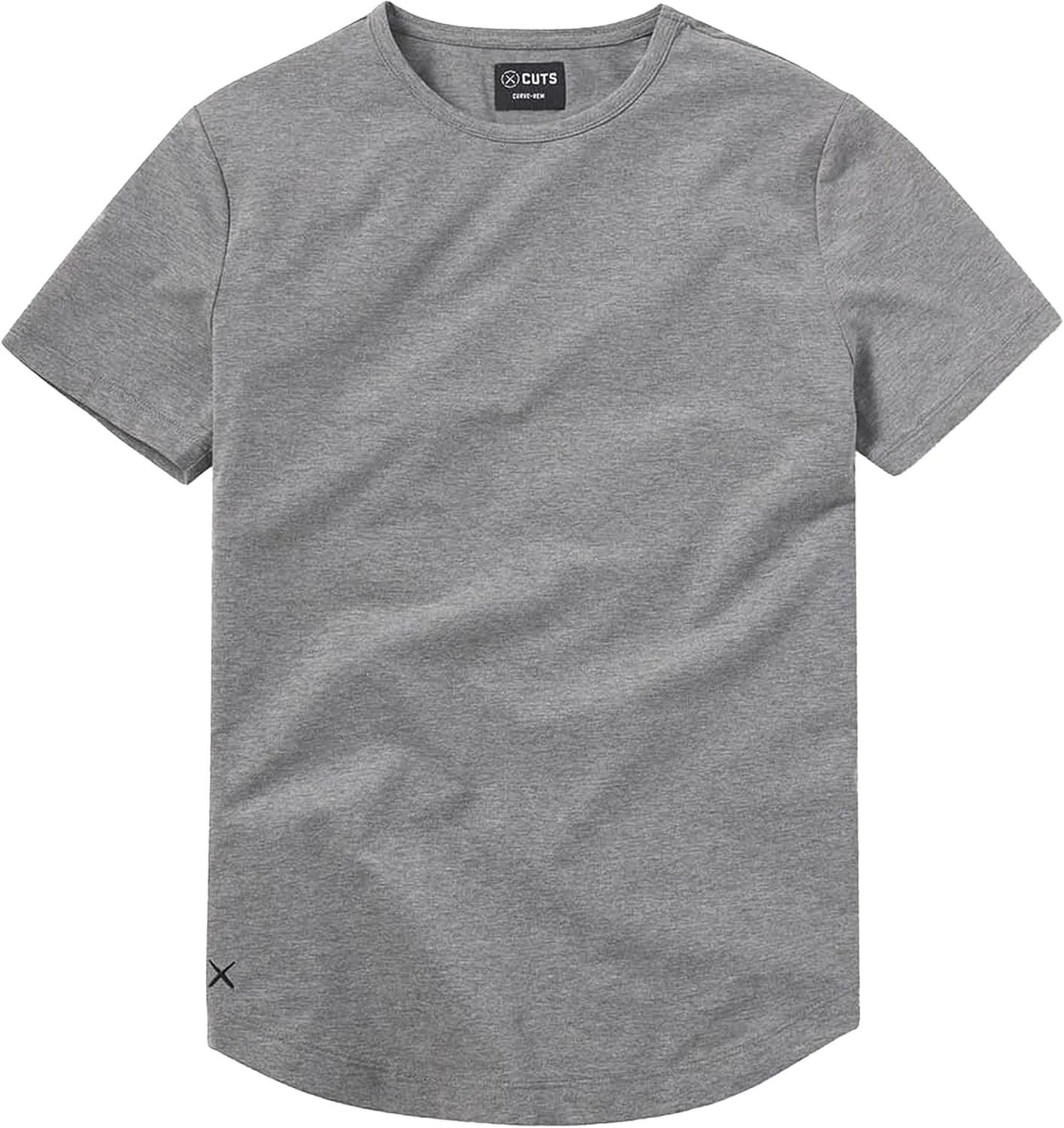 Clothing Men's Premium AO Crew Neck Casual Short Sleeve T-Shirt | Classic Curve Hem | PYCA Pro Soft Fabric