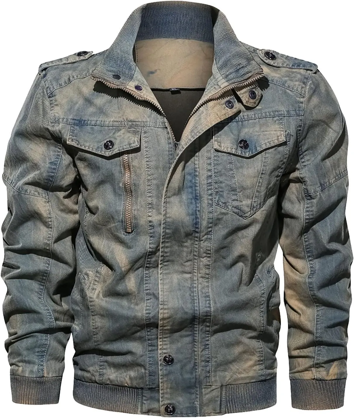 DuDubaby Men Casual Winter Warm Top Blouse Thickening Coat Outwear Top Blouse Jacket