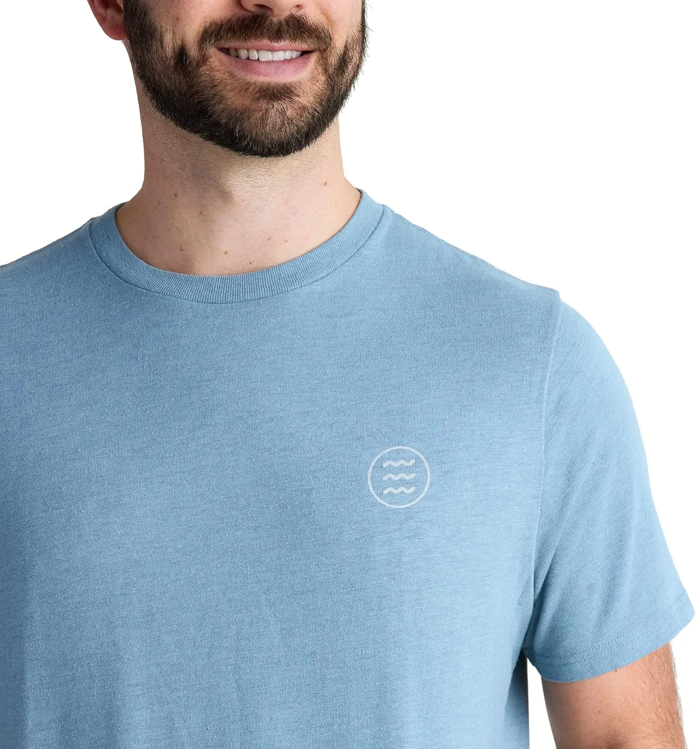 Free Fly Men's Low Tide Tee - Logo Graphic Tee for Men - Ultra-Soft Cotton-Blend T-Shirt