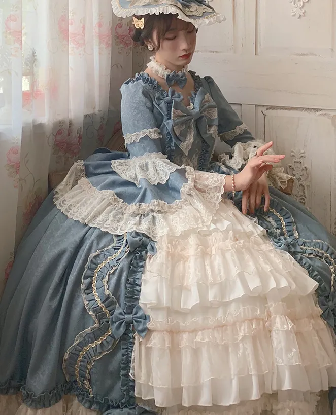 Henrietta~Elegant Lolita Princess Formal Dress Multicolor