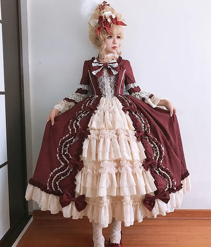 Henrietta~Elegant Lolita Princess Formal Dress Multicolor