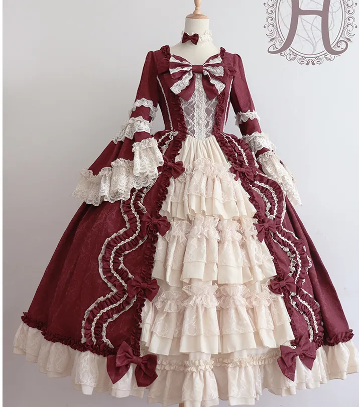 Henrietta~Elegant Lolita Princess Formal Dress Multicolor