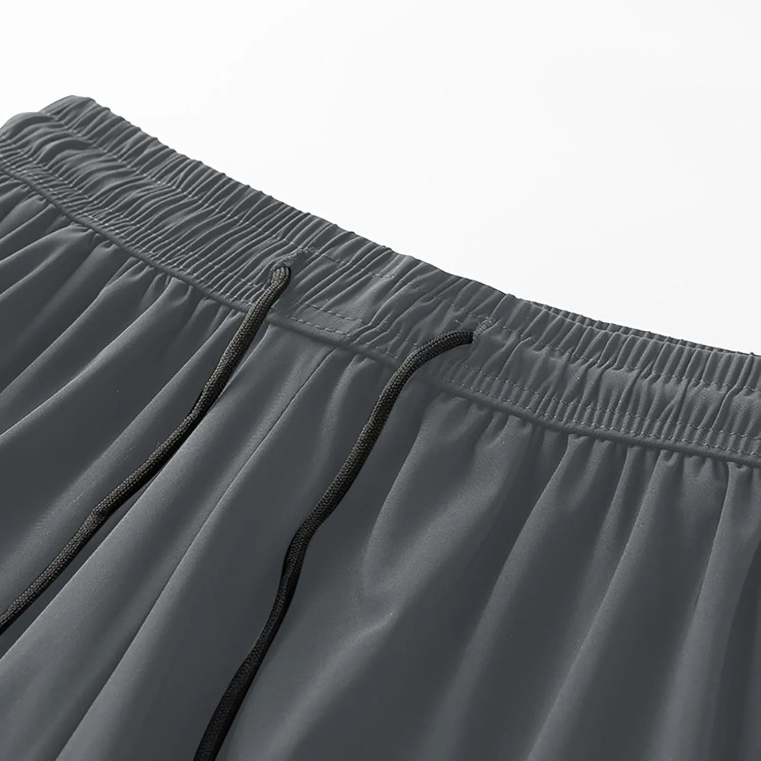 Mens Casual Shorts Soft Stretchy Lounge Shorts Lightweight Daily Shorts Elastic Waist Relaxed Fit Bottoms with Pocket