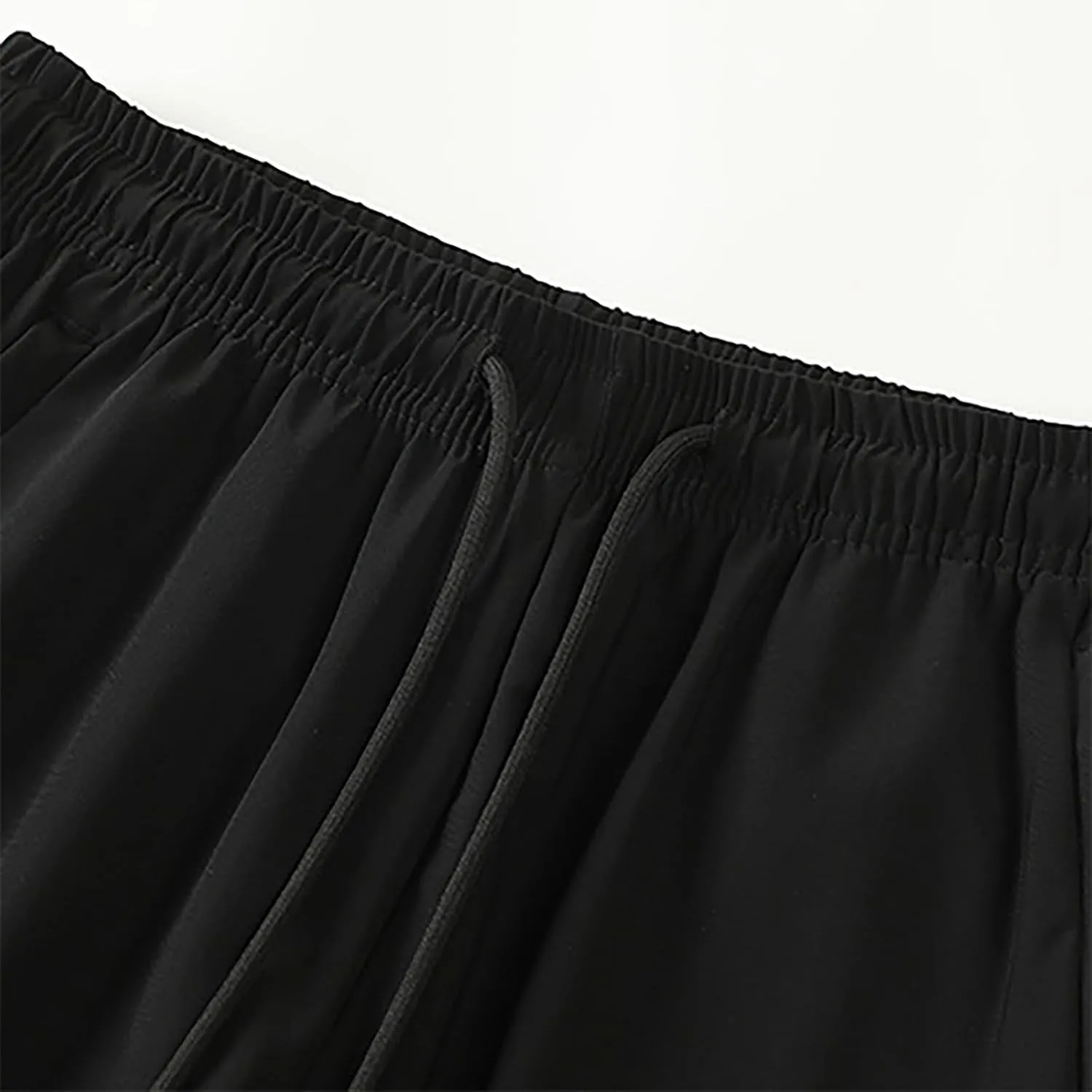 Mens Casual Shorts Soft Stretchy Lounge Shorts Lightweight Daily Shorts Elastic Waist Relaxed Fit Bottoms with Pocket