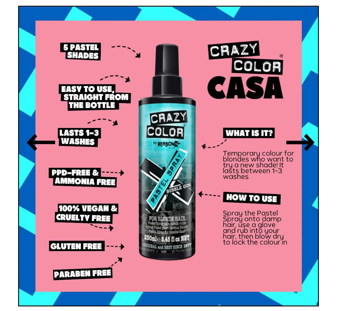 Pastel Spray Bubblegum Blue