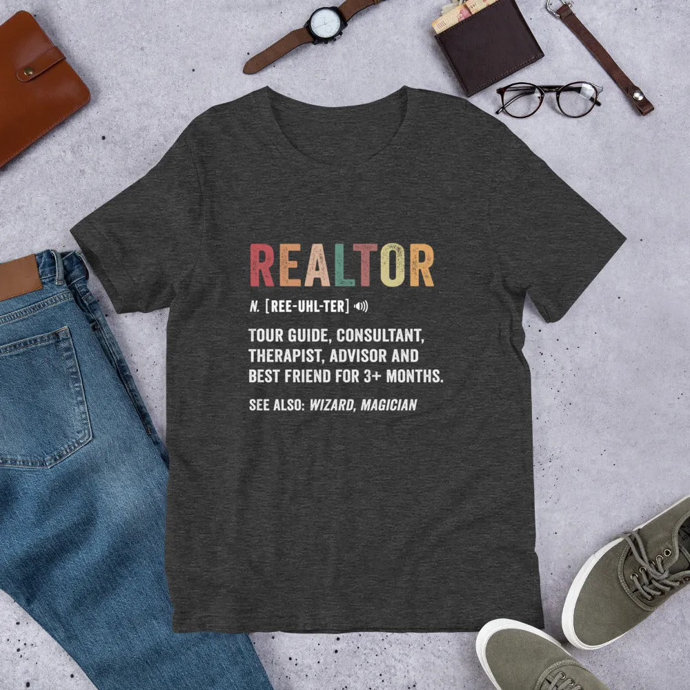 Realtor Funny Definition Soft Tee