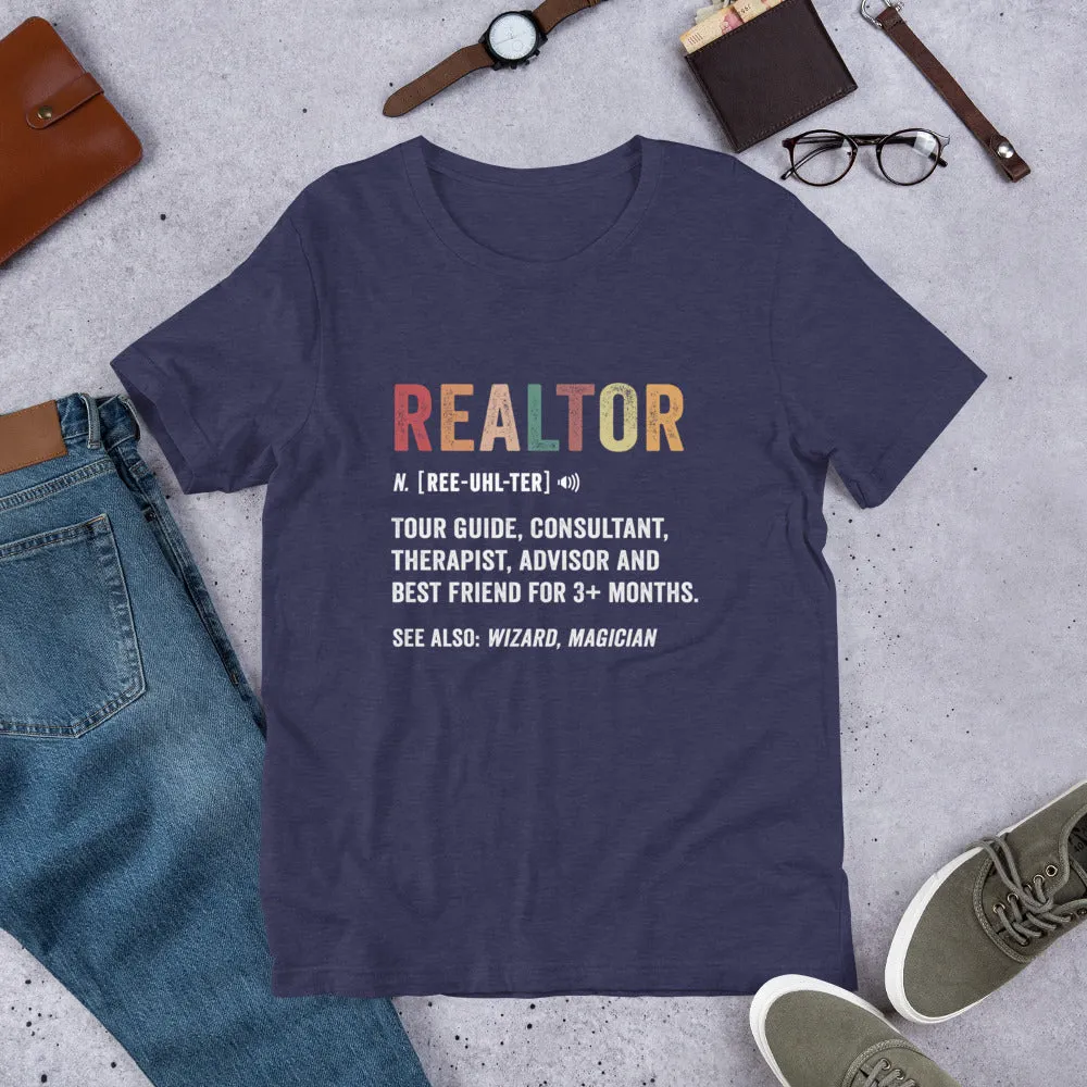 Realtor Funny Definition Soft Tee