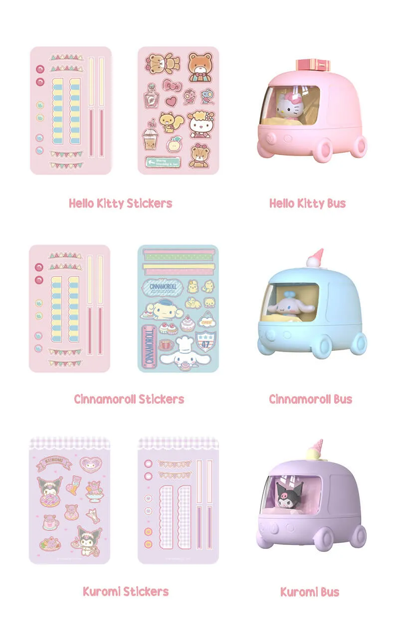 Sanrio Bus Shaped Mist Humidifier With Night Light