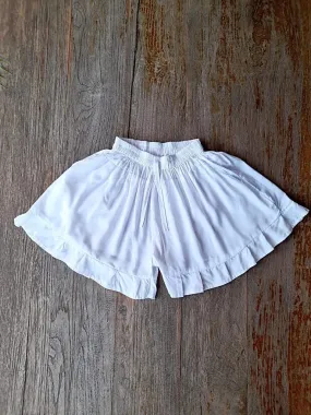 SHORT FROU-FROU New White