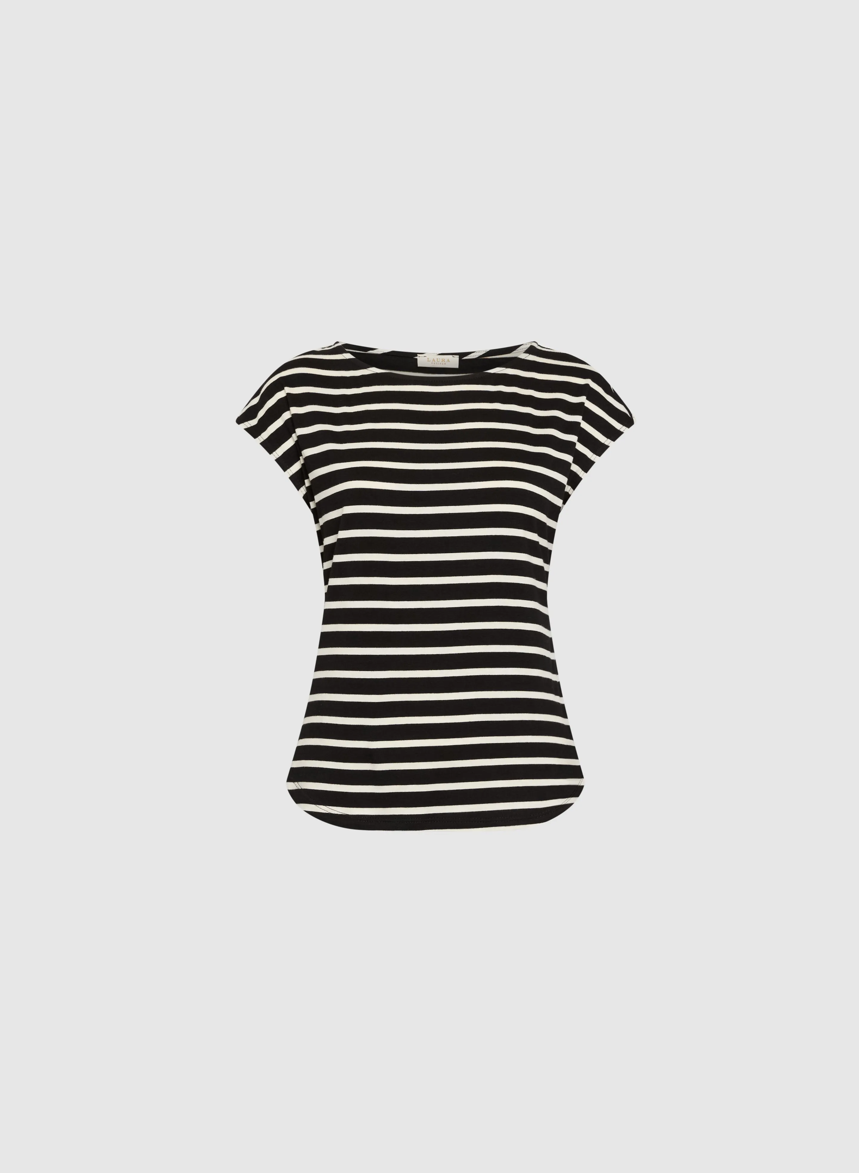 Striped Cap Sleeve Top