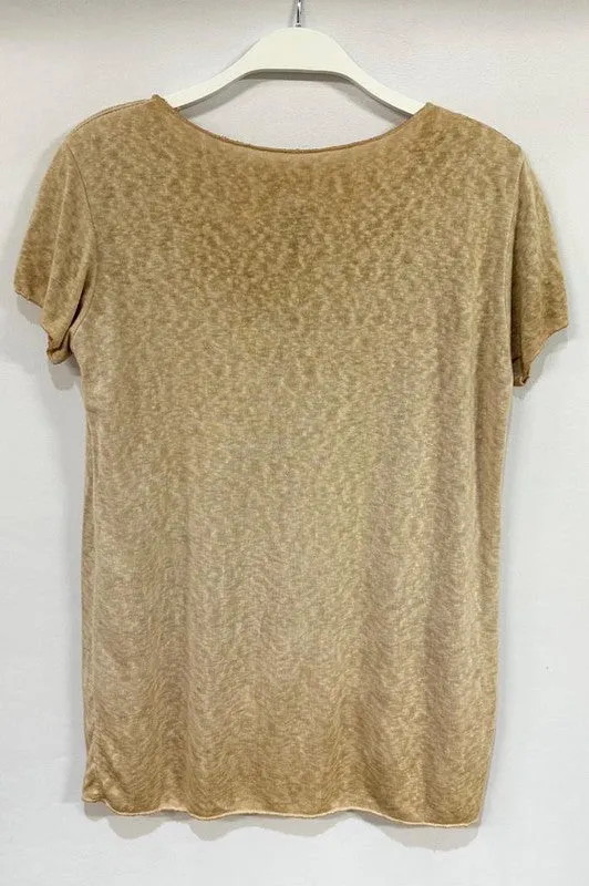 VALERIE SHORT SLEEVE V-NECK T-SHIRT