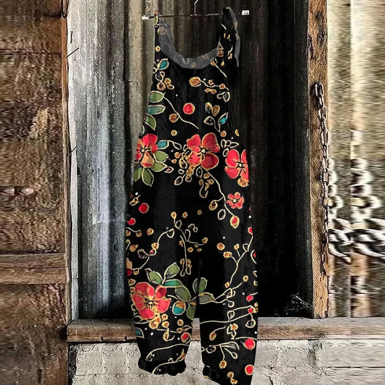 Wide Leg One Piece Jumpsuits for Women, Loose Trendy Spring Beach Casual Boho Womens Rompers for Summer