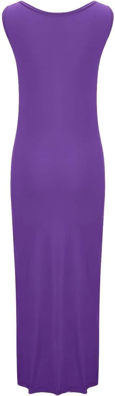 Women's Long Sleeveless Dress Elegant Sexy Summer Casual Wear Elegant Evening Dress with Comfortable Clothing 2025